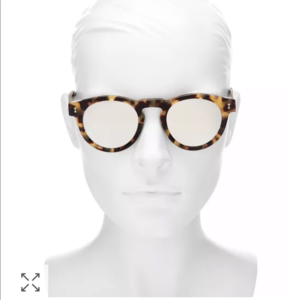 Illesteva Leonard Silver/Tortoise Sunglasses